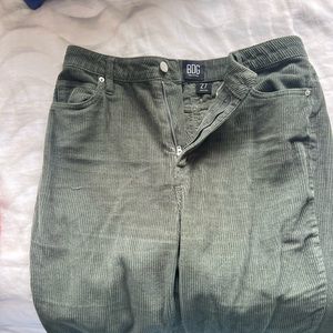 BDG urban outfitters green corduroys
